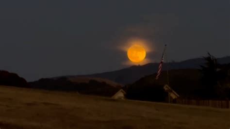 Stunning supermoon illuminates the sky in California